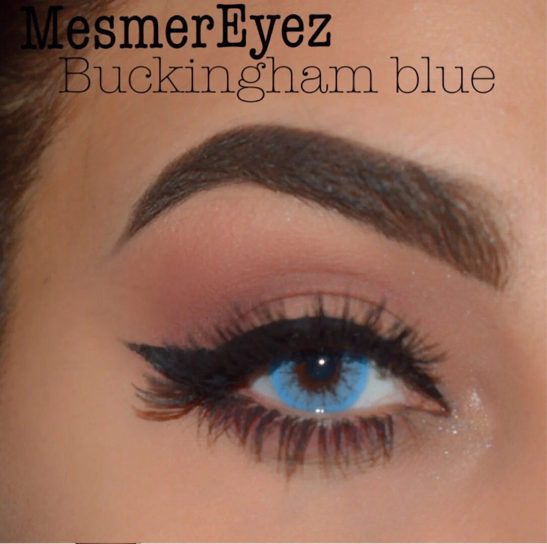 Buckingham Blue Natural Coloured Contact Lenses - Image 6