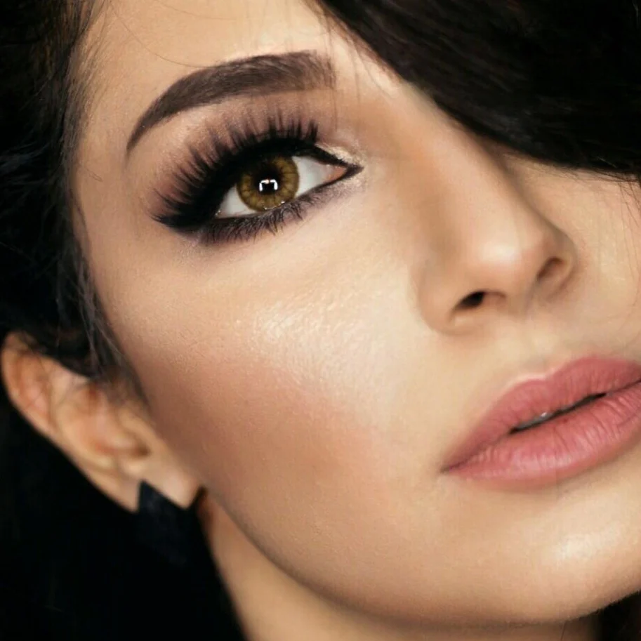 Caramel Tea Natural Brown Coloured Contact Lenses - Image 5