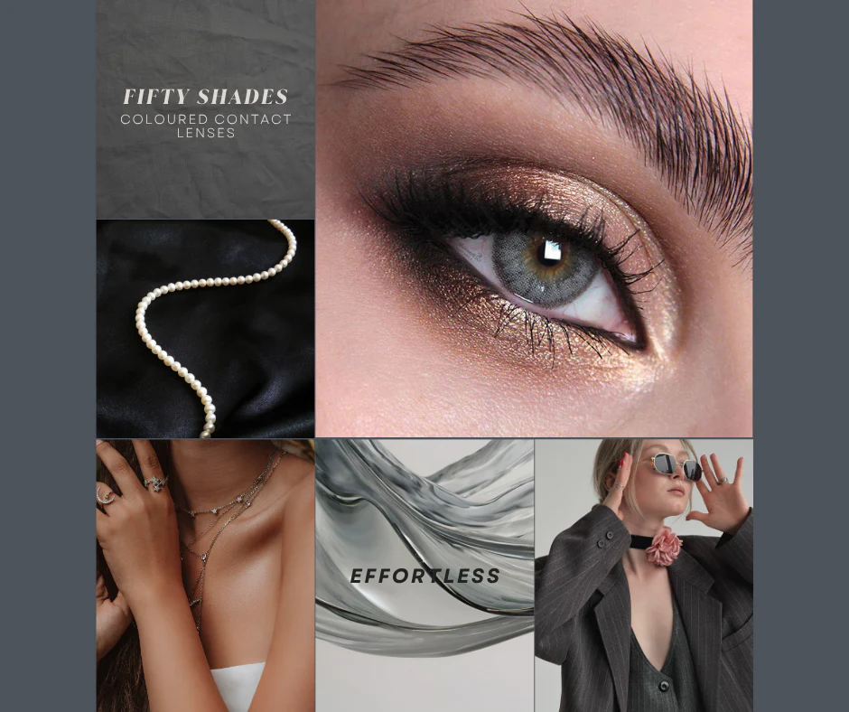 Fifty Shades Natural Grey Coloured Contact Lenses - Image 4