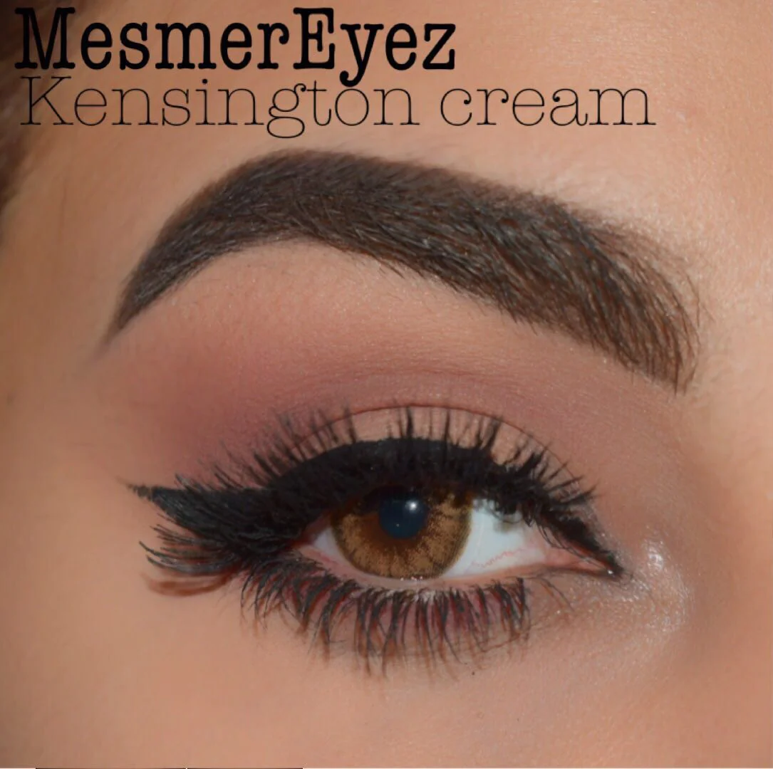 Kensington Cream Natural Brown Coloured Contact Lenses - Image 5