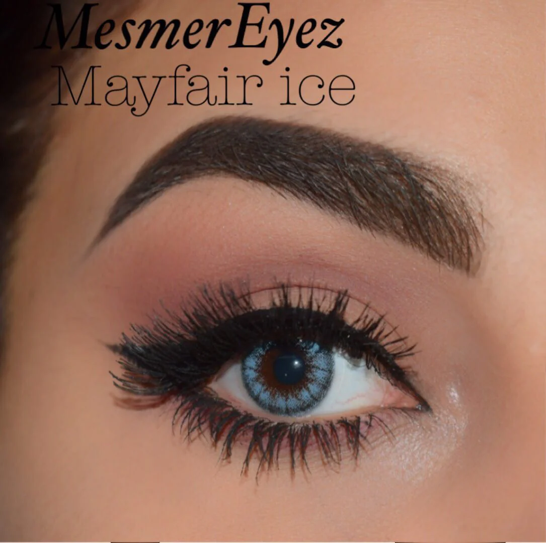 Mayfair Ice Natural Blue Coloured Contact Lenses - Image 15