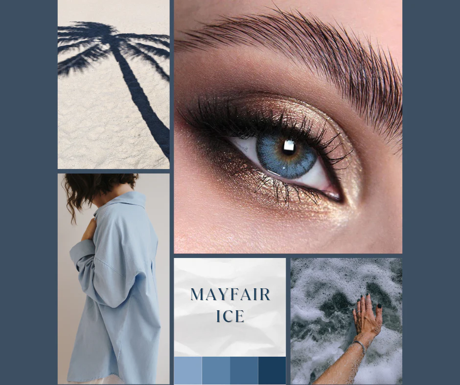Mayfair Ice Natural Blue Coloured Contact Lenses - Image 4