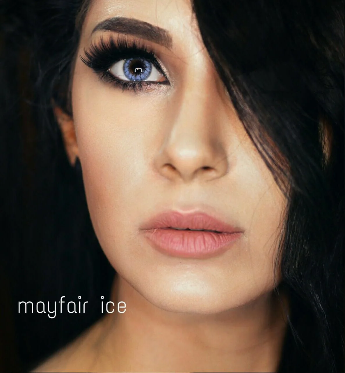 Mayfair Ice Natural Blue Coloured Contact Lenses - Image 5